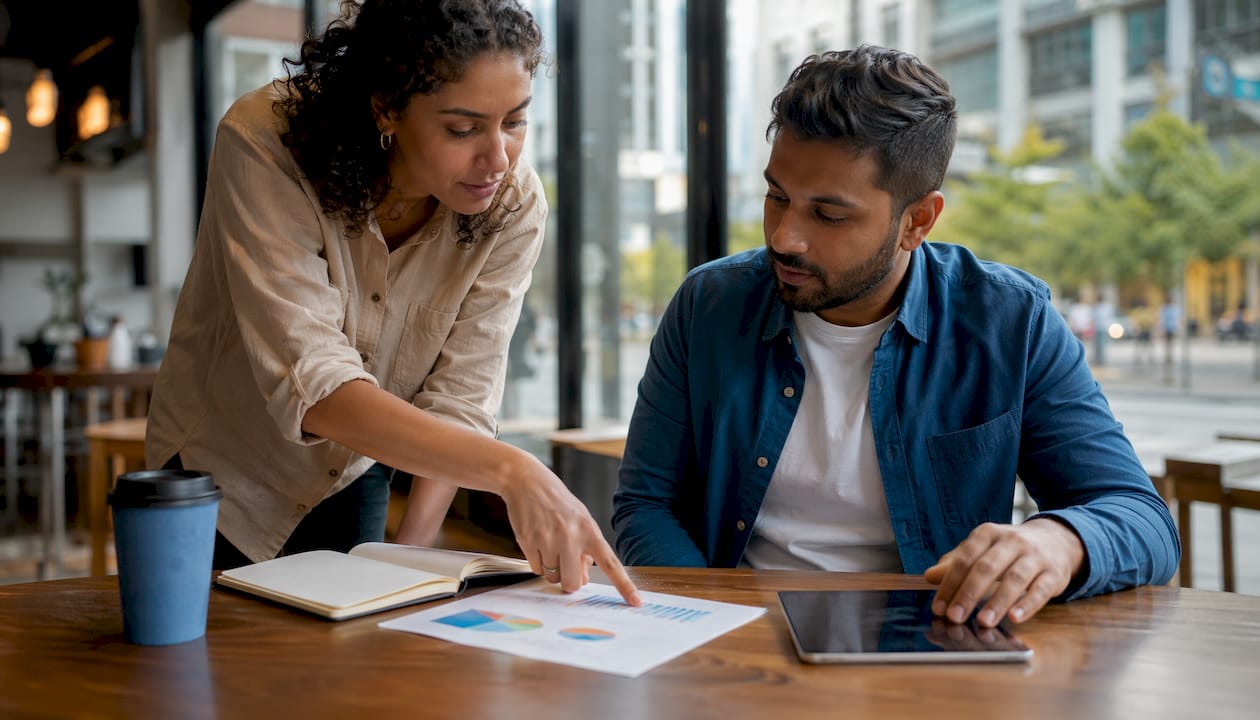 Marketing team consulting on local SEO deliverables