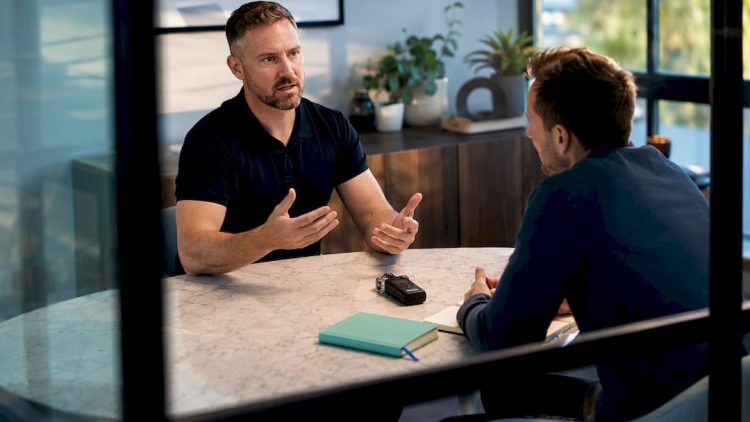 Business owner sharing local SEO case study
