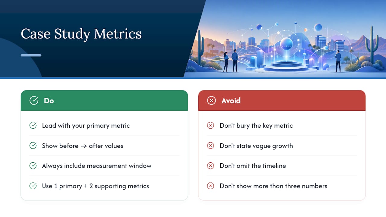 Before-and-after SEO result timeline