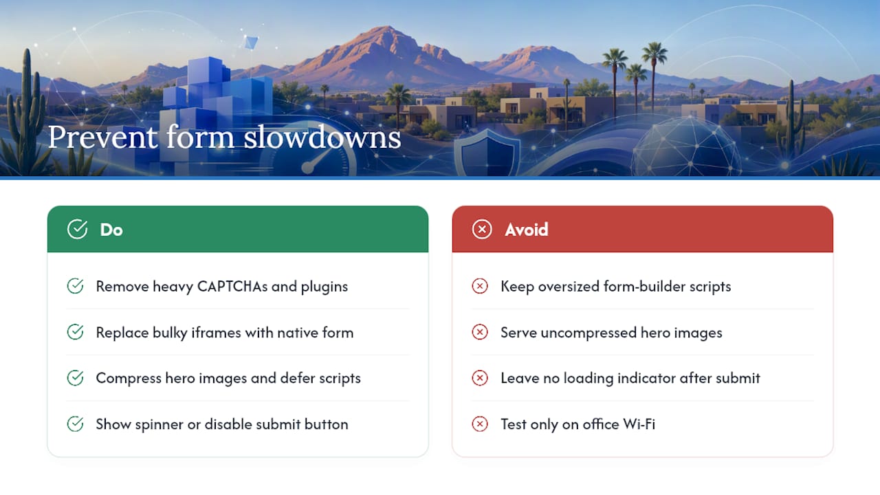 Is Your Contact Form Slowing Down Your Whole Page? — overview diagram