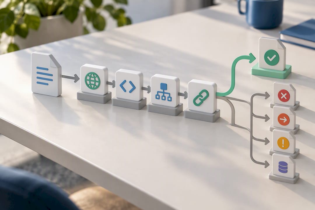 Sitemap validation checks and error paths