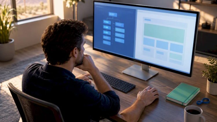 SEO specialist comparing sitemap structures