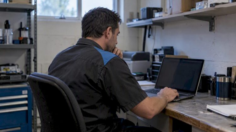 Business owner preparing a profile merge request