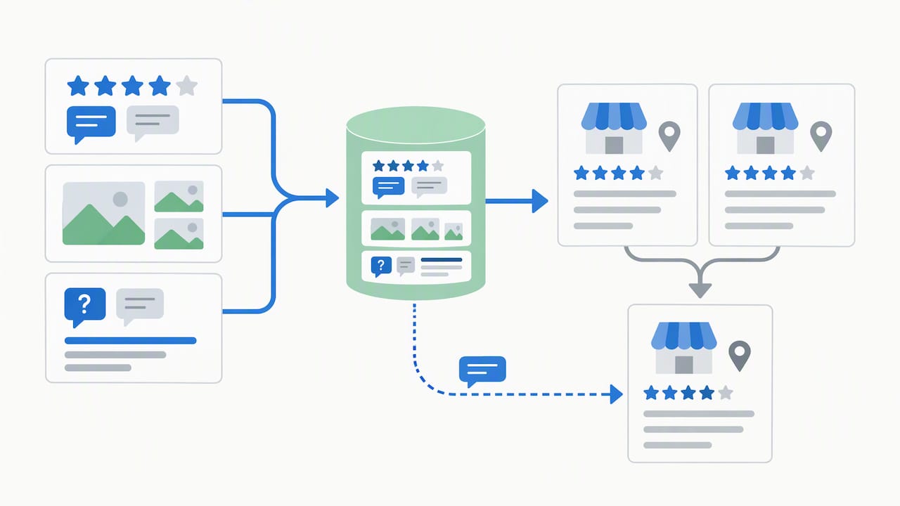 Profile content saved before duplicate listings merge