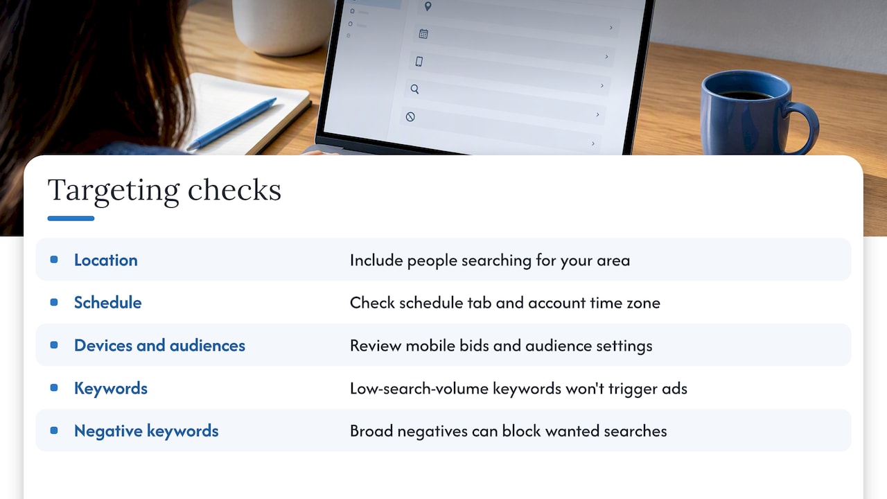 Five checks that affect ad targeting reach